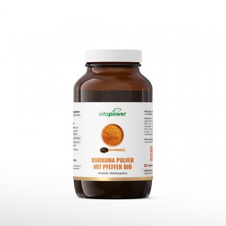 Bio Kurkuma Pulver kaufen | Pfeffer und Curcumin