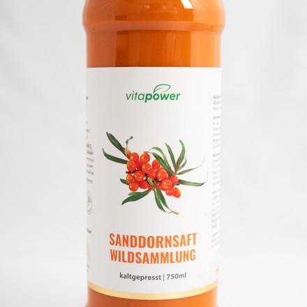 Sanddornsaft aus CH, Vitamin C, hier kaufen