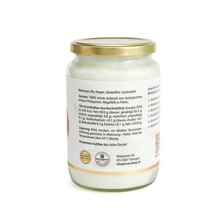 Kaltgepresstes Bio Kokos&ouml;l (VCO) online kaufen