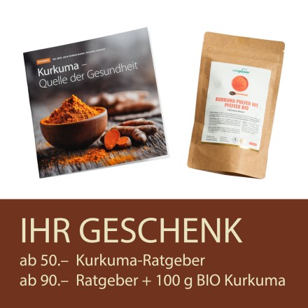 Kurkuma-Ratgeber + 100g Kurkuma-Mix BIO