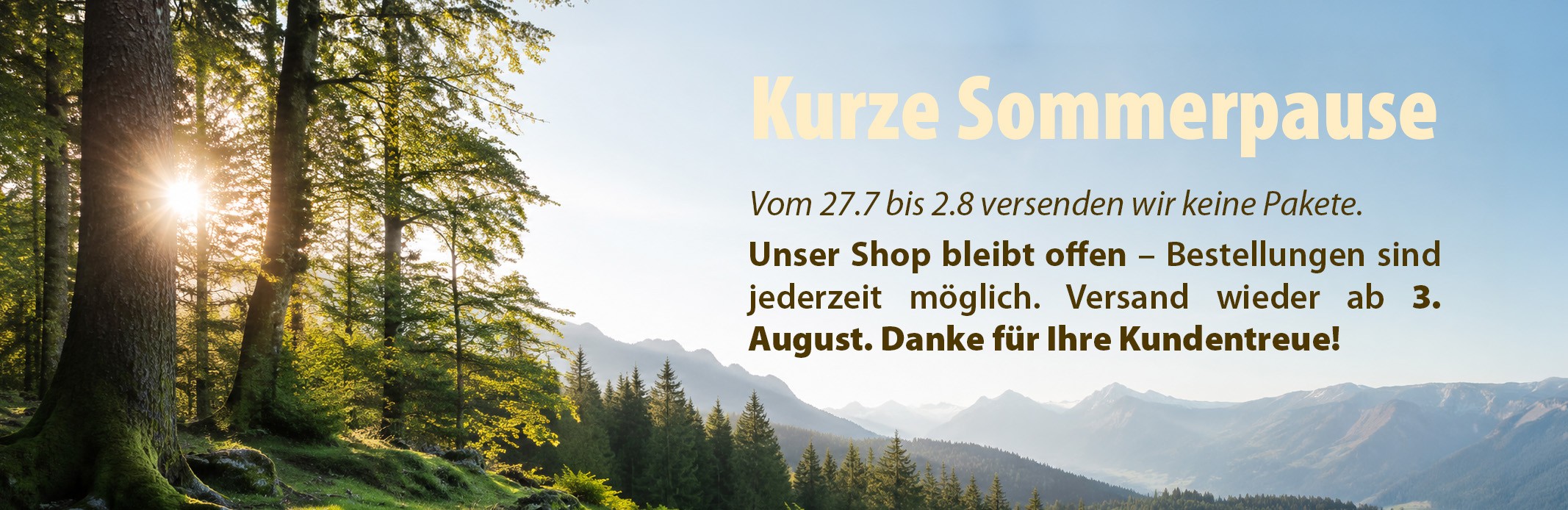 Danke f&uuml;r Ihre Bestellungen